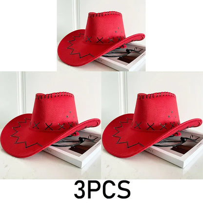 Western Cowboy Hat – Unisex Cowgirl Hat for Women & Men