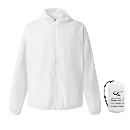 Waterproof Packable Hiking Jacket – Unisex Windbreaker