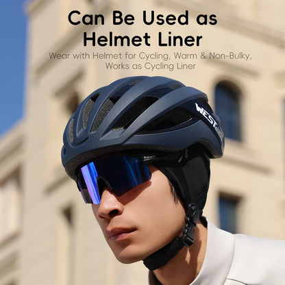 Winter Cycling Cap – Windproof Thermal Fleece Beanie with Ear Protection