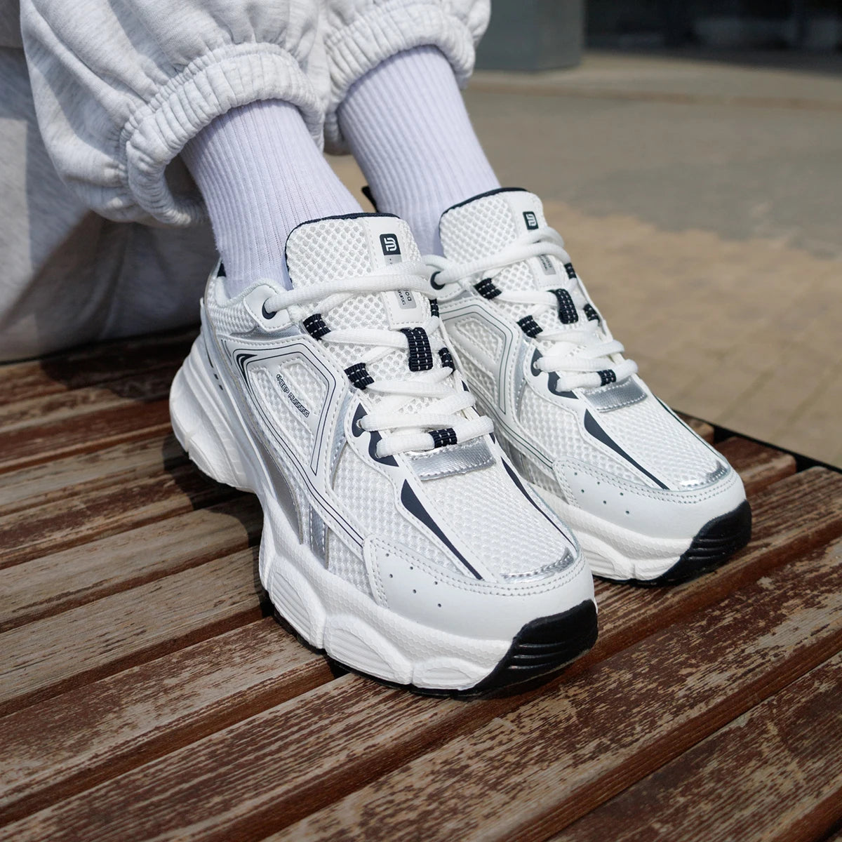 Baasploa Women's Mesh Sneakers – Lightweight Breathable Running Shoes