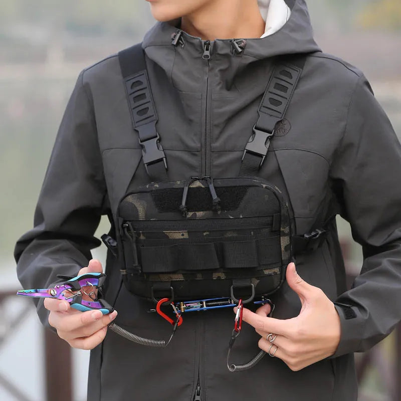 Tactical Chest Rig Bag – Outdoor Vest Pack for Hiking & Camping