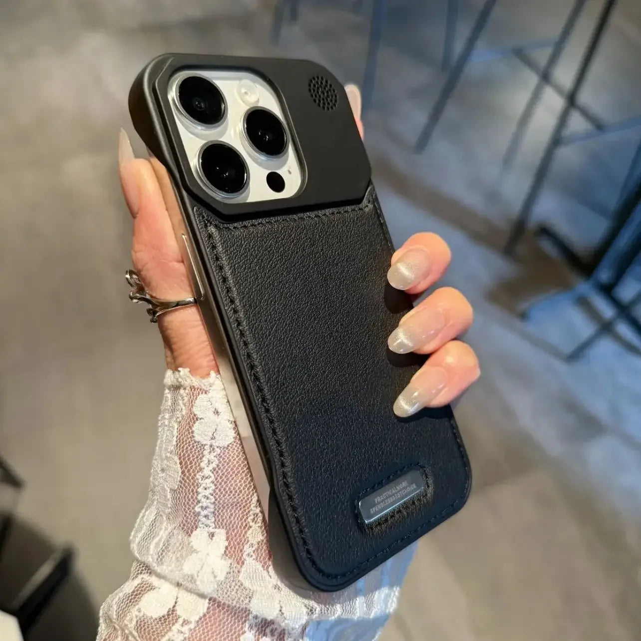 Aromatherapy Leather iPhone Case