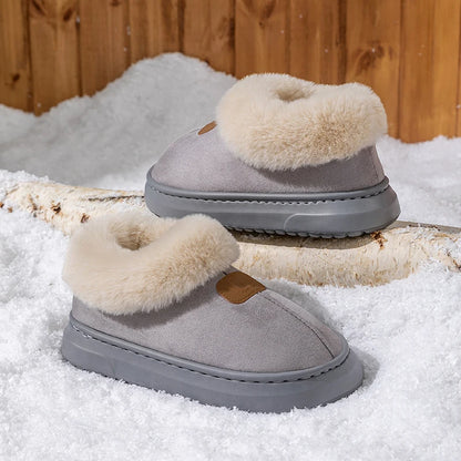 Winter Women S Indoor Slippers Warm Thick Sole Soft Comfortable Outdoor Non Slip Snow Boots Bedroom