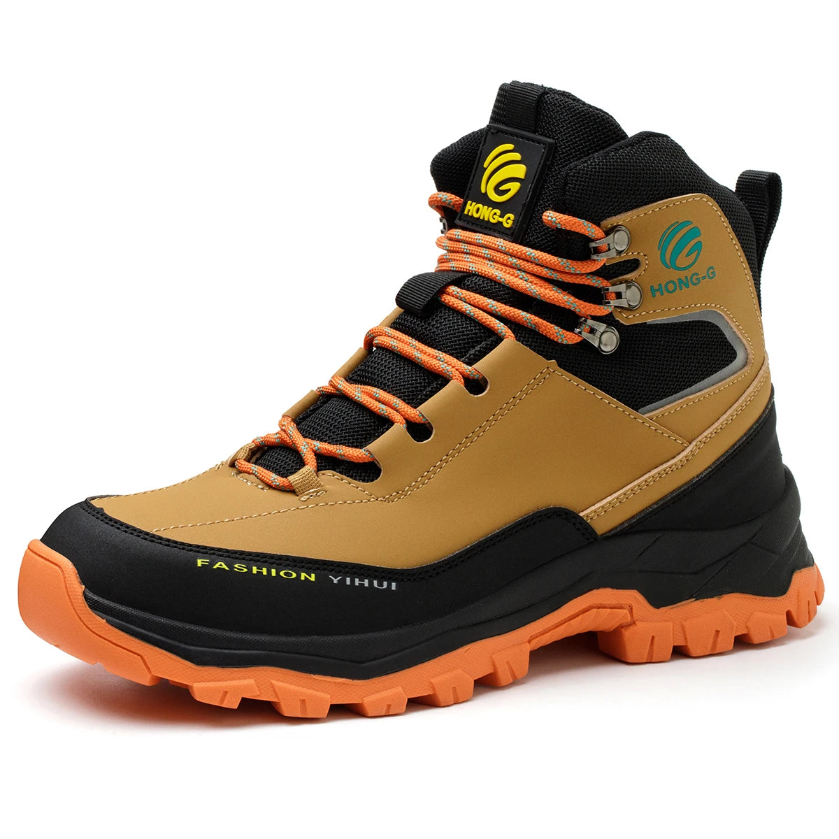 Steel Toe Work Boots – Men's High-Top Anti-Puncture Safety Shoes