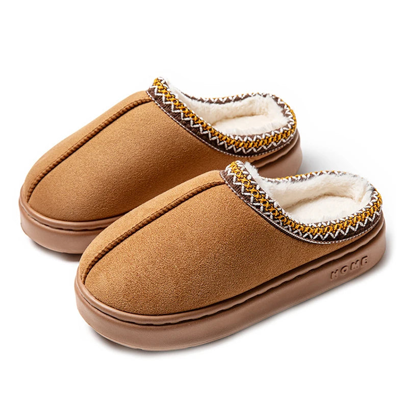 Women's Fuzzy Fur Slippers – Plush Indoor Winter Slides Sizes 36–45