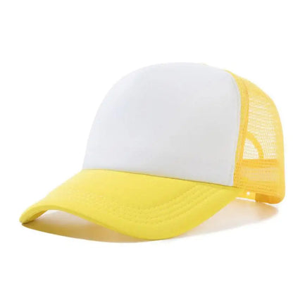 Mesh Trucker Baseball Cap – Adjustable Snapback Hat for Men & Women