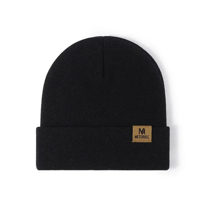 Winter Knit Cuffed Beanie – Warm Unisex Ski Hat