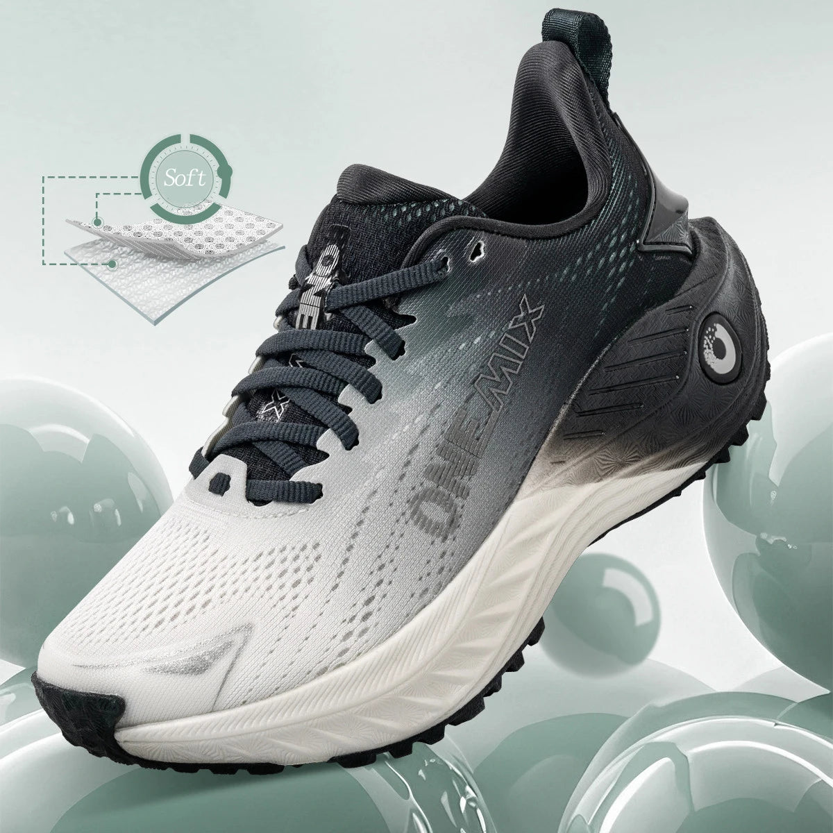 ONEMIX Cushioned Running Shoes – Breathable Unisex Sneakers