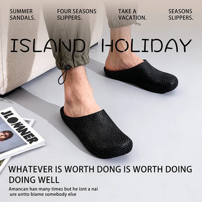 Breathable Clog Work Shoes for Men – Slip-On Kitchen & Garden Clogs