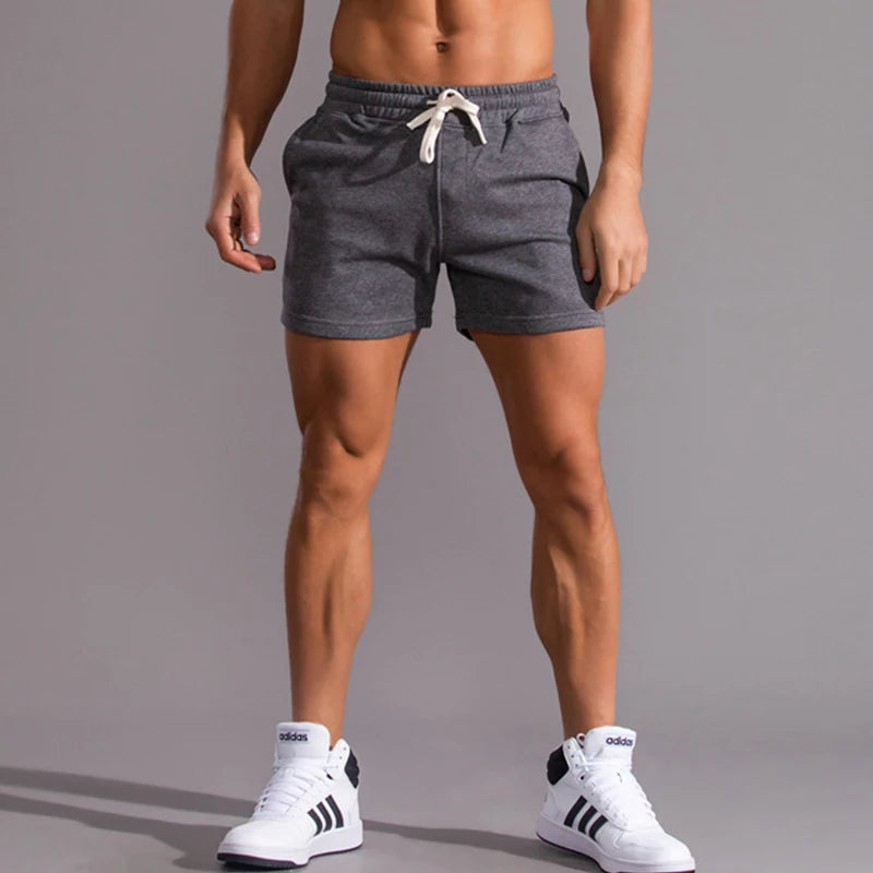 Men's Cotton Gym Shorts – Breathable Sport Running Shorts