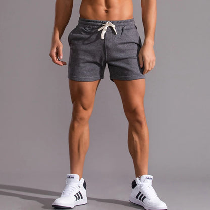 Men's Cotton Gym Shorts – Breathable Sport Running Shorts
