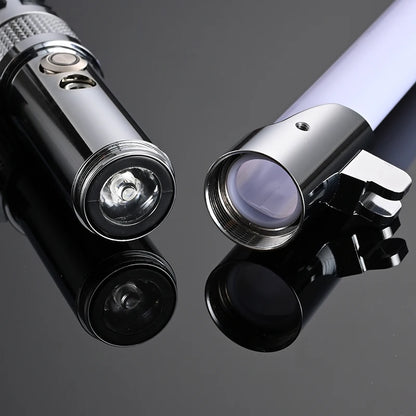 RGB Metal Lightsaber Toy – Light-Up Star Wars Style Sword