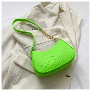 Women's Crescent Shoulder Bag – Mini Felt Underarm Purse