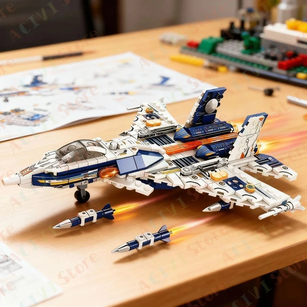 Navy Warship Building Block Model Kit – Compatible with LEGO Construction Sets