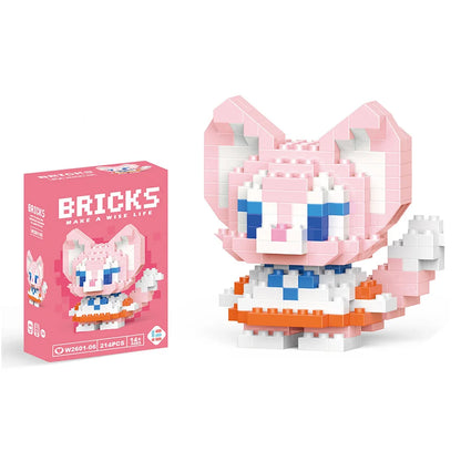 Disney Mini Building Blocks - Cute Character Micro Brick Figure Toy
