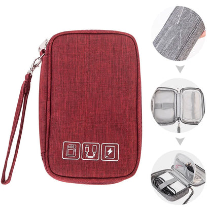 Electronic Organizer Bag – Waterproof Cable & Charger Storage Pouch