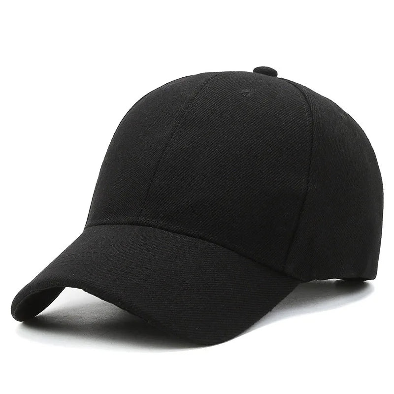 Plain Baseball Cap – Unisex Adjustable Snapback Dad Hat