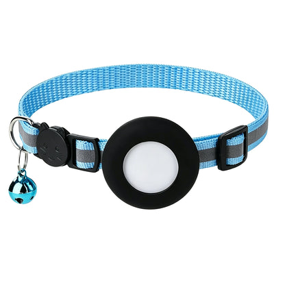 AirTag Pet Collar with GPS Holder – Adjustable Anti-Lost Collar for Cats & Puppies
