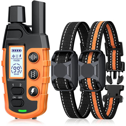 Dog Training Collar with Remote – 3300ft Range, Waterproof, 99 Levels for 5–120 lbs Dogs