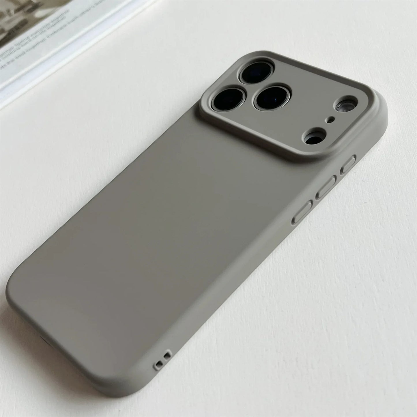 Tpu Shockproof Cover Iphone 17 16 Pro Max 17air 15 14 13 Plus Case Liquid Silicone Original Magsafe