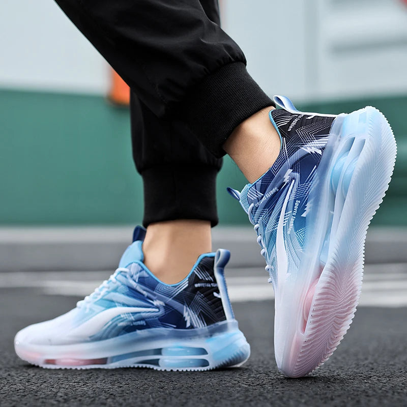 Men's Air Cushion Sneakers – Stylish Non-Slip Athletic Running Shoes