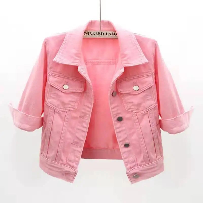 Women's Casual Denim Jacket – Short Jean Coat