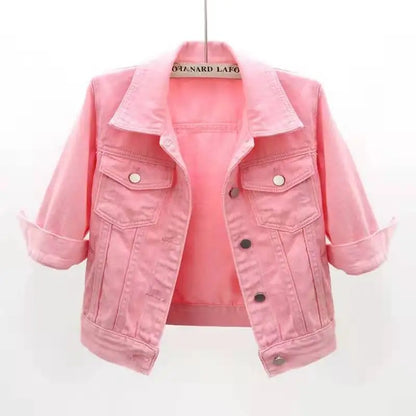 Women's Casual Denim Jacket – Short Jean Coat