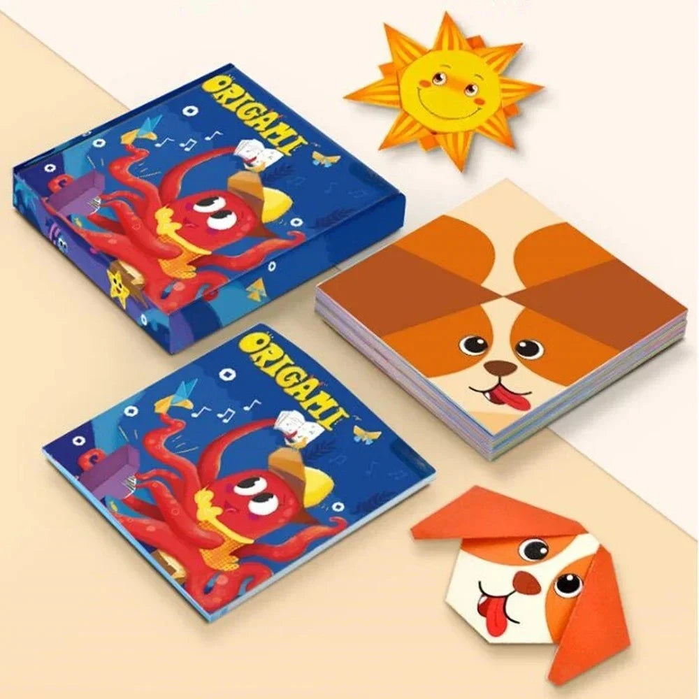 Kids Origami Paper Craft Kit – 54 & 108 Pages DIY Folding Book