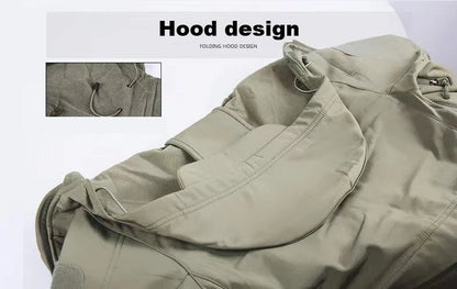 Men's Softshell Fleece Jacket – Windproof Thermal Outdoor Coat