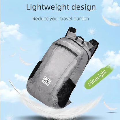 Foldable Lightweight Waterproof Backpack for Hiking & Travel