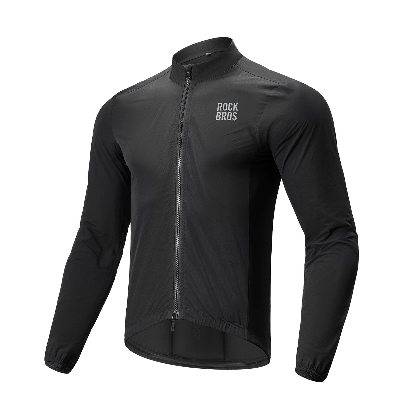 Cycling Windbreaker Jacket – ROCKBROS Lightweight Reflective Bike Coat