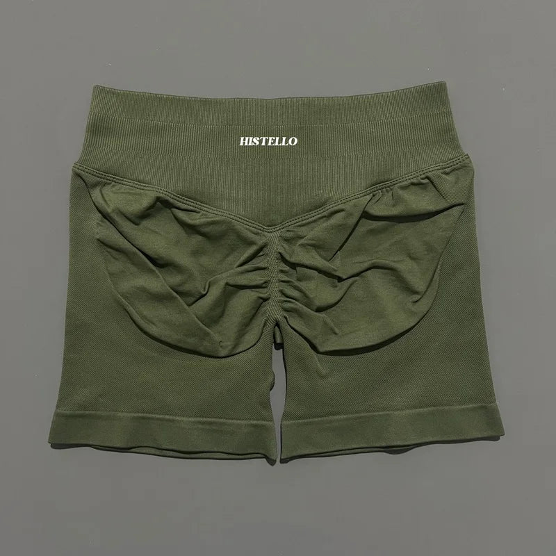 Women's Seamless High-Waist Workout Shorts – Yoga & Gym