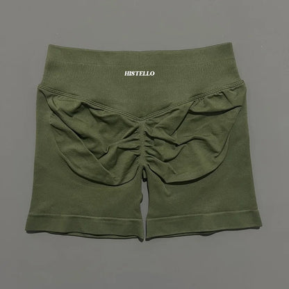 Women's Seamless High-Waist Workout Shorts – Yoga & Gym