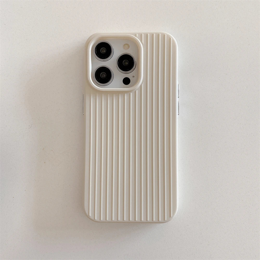 Color Tile Ribbed iPhone Case