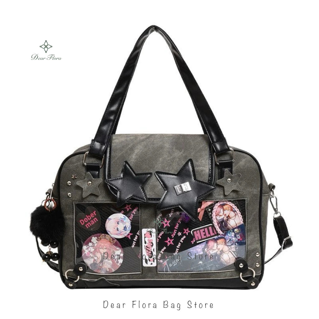 Ita Bag Y2K Star Crossbody – Transparent DIY Display Shoulder Bag
