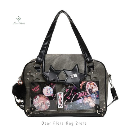 Ita Bag Y2K Star Crossbody – Transparent DIY Display Shoulder Bag