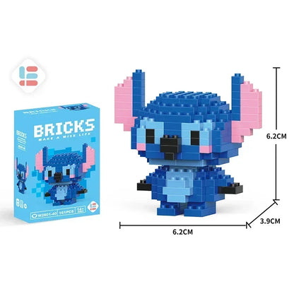 Disney Tsum Tsum Mini Building Blocks – Cartoon Micro Brick Figures
