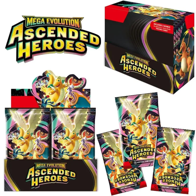 360 Pack Pokémon Mega Evolution Phantasmal Flames English Trading Cards