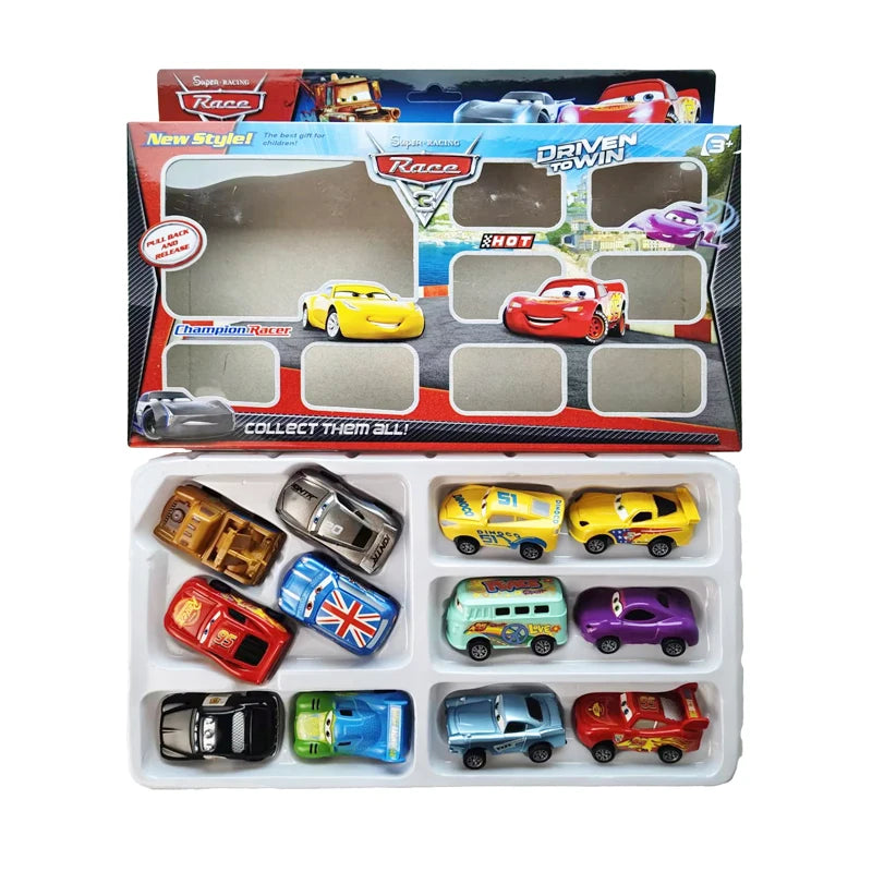 Disney Pixar Cars 3 Pull-Back Die-Cast Cars 12-Piece Set