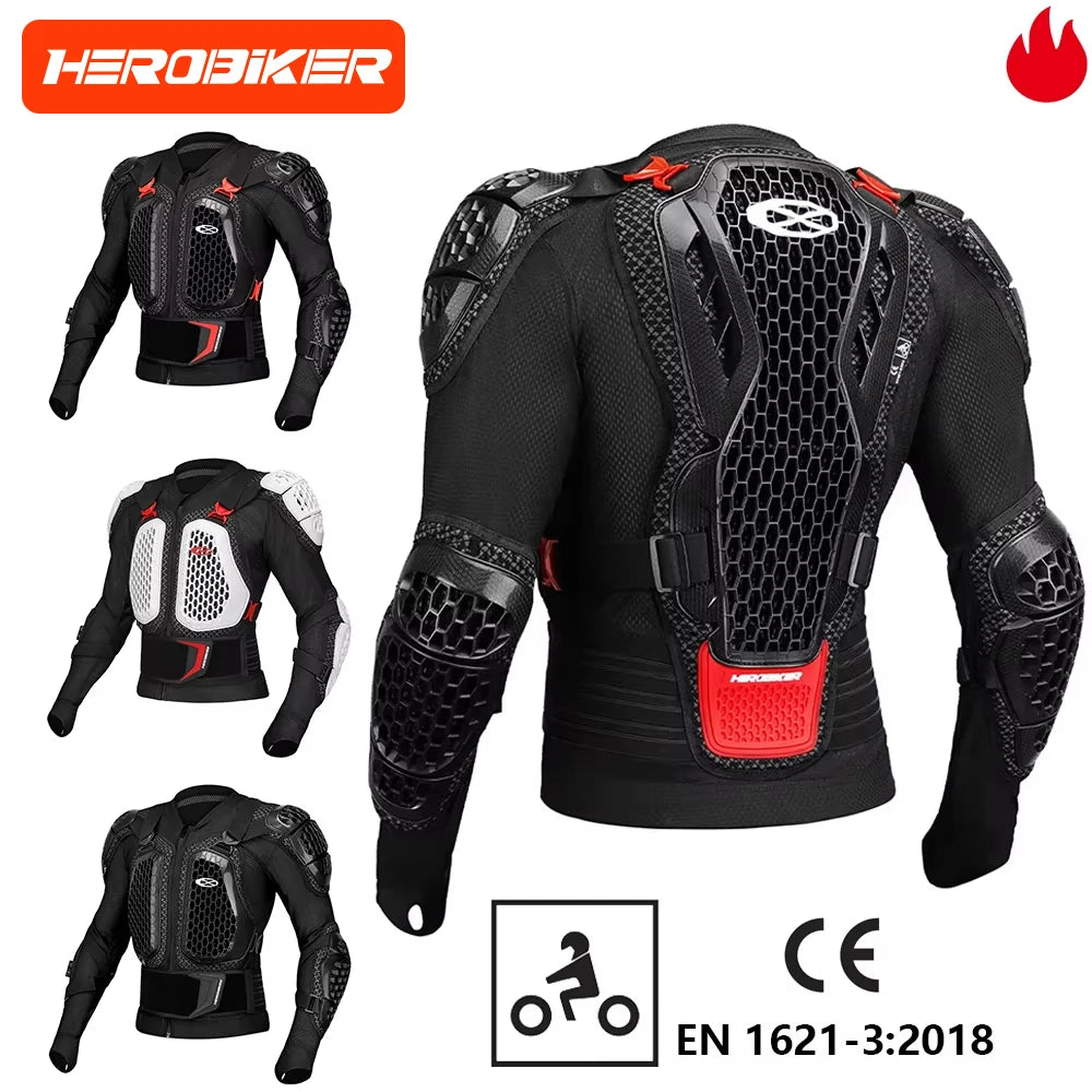 Motorcycle Full Body Armor Jacket – Motocross Protection Gear