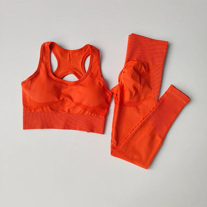 Women's 2-Piece Yoga Set – Sports Bra & High-Waist Leggings