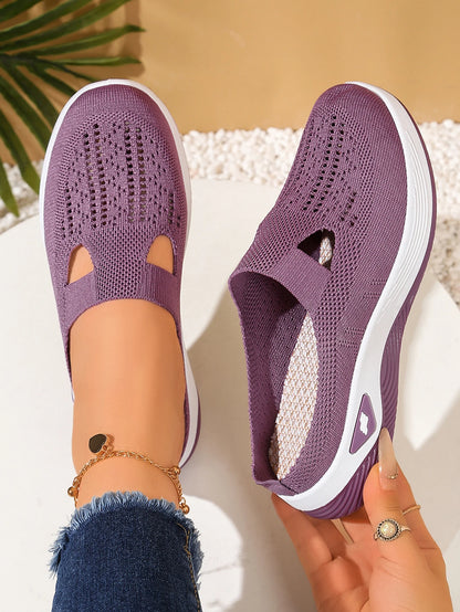 Women S Indoor Home Half Slippers Breathable Vent Design Slip Summer Casual Footwear