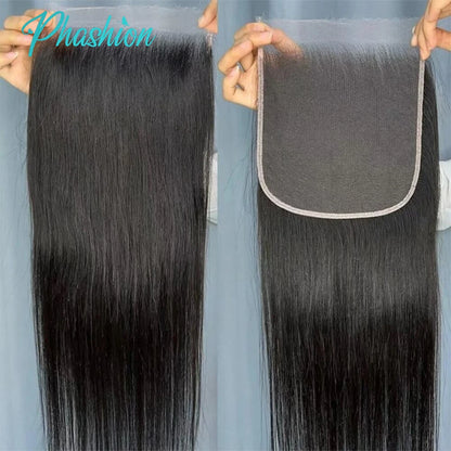 HD Lace Closure & Frontal Straight Remy Human Hair – 4x4 5x5 6x6 13x4 13x6
