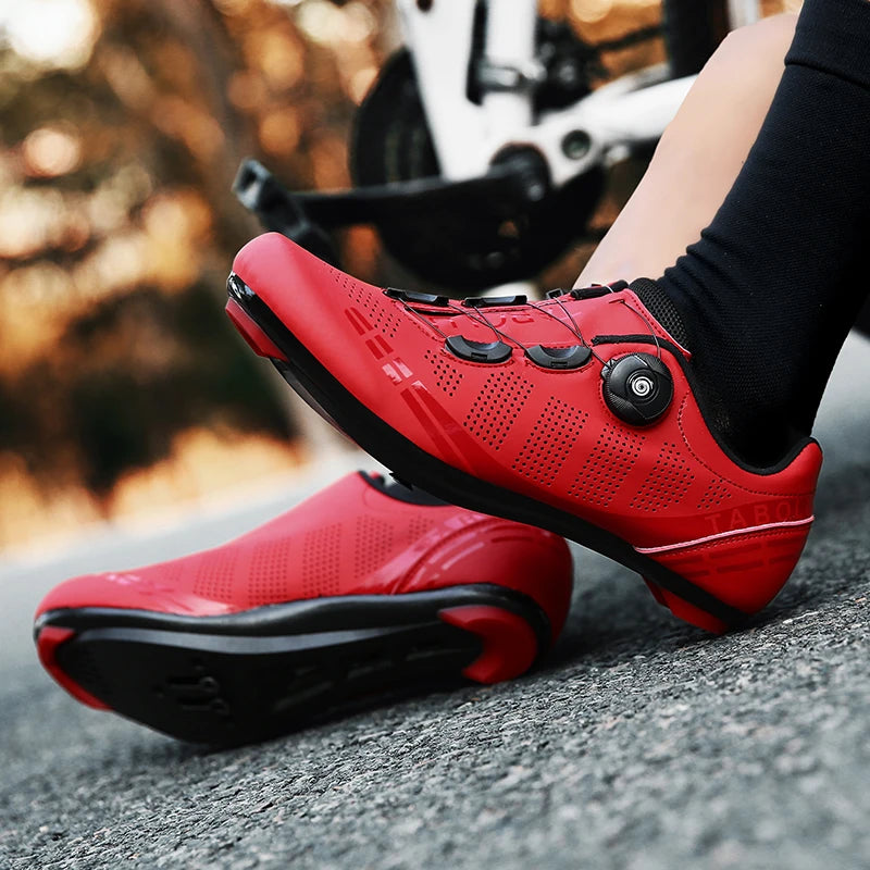 Road Bike Cycling Shoes – Self-Locking SPD Unisex Racing Sneakers