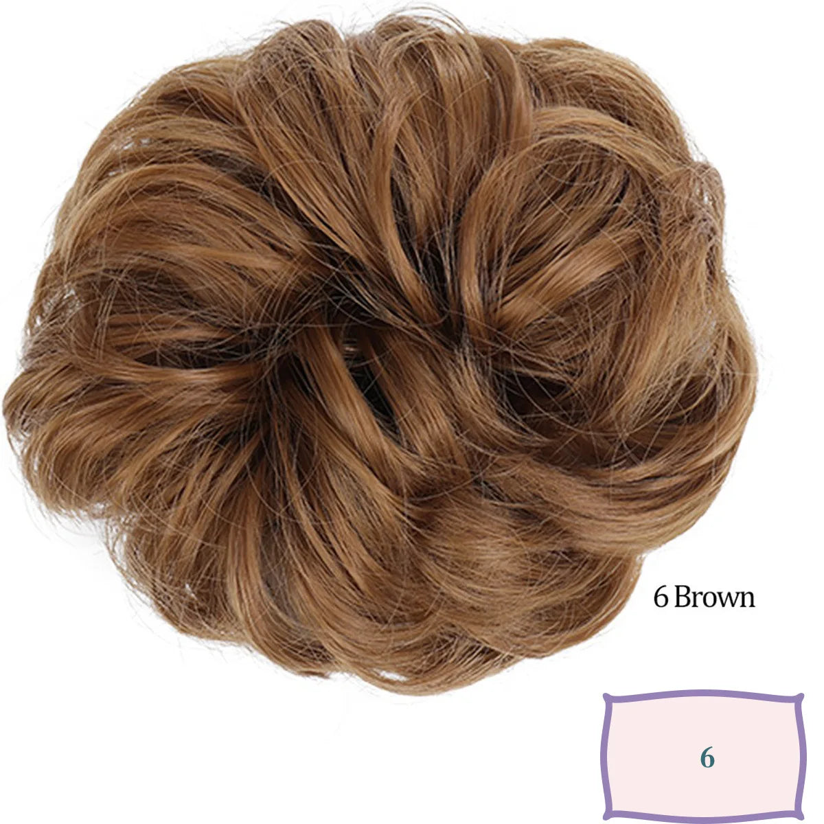 Synthetic Messy Hair Bun Chignon Scrunchies Fake Band Braid Elastic Hairpiece Tail Donut Updo Pieces