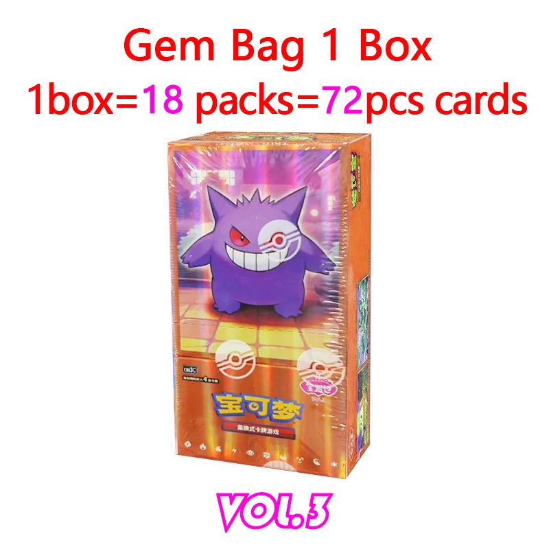 Pokemon TCG Gem Pack Card Box – Chinese Trading Cards (Vol. 1–5)