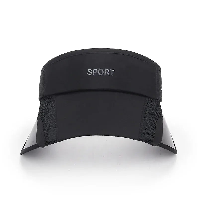 Sport Sun Visor Cap with Retractable Brim