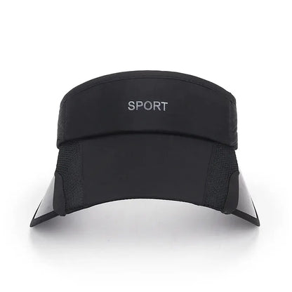Sport Sun Visor Cap with Retractable UV-Shield Brim