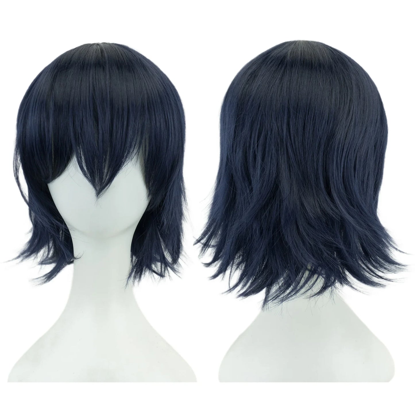 12-Inch Short Cosplay Bob Wig – Multi-Color Synthetic Hair