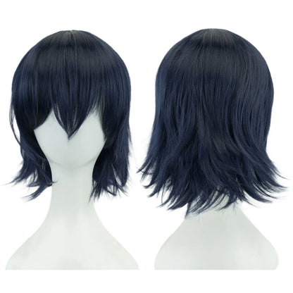 12-Inch Short Cosplay Bob Wig – Multi-Color Synthetic Hair